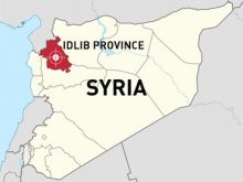 syria idlib map over 100 kidnapped.jpg