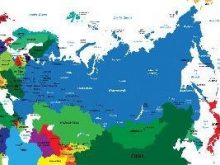 map of russia