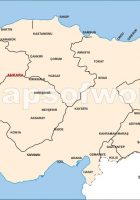 turkey outline maps