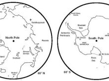 outline map of antarctica continent