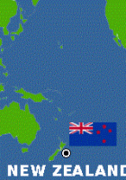 new zealand world map