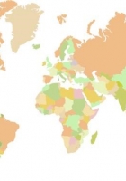 google world maps with countries