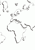 blank world map printable