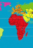 continents and regions
