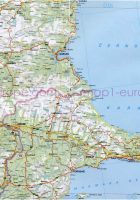 road map and political map of turkey