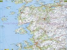 road map of turkey