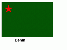 Flag of Benin 1975