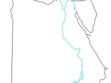Blank Map of Egypt