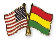 Flag Pins USA Bolivia