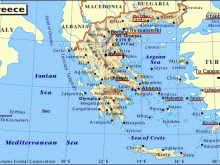 map of greece and turkey