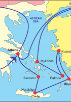 map of greece and turkey