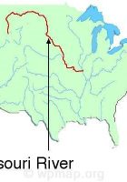 Missouri River map