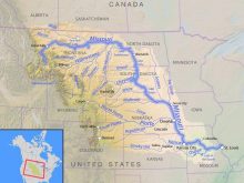 Missouri river map