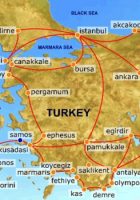 map of greece and turkey