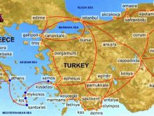 map of greece and turkey