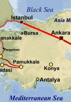 map of greece and turkey