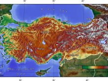 map of turkey