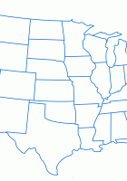 usa map blank