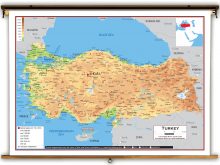 map of turkey