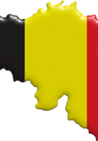 belgium map flag
