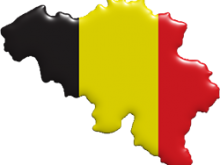 belgium map flag