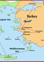 map of turkey greece