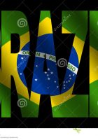 brazil text brazilian flag