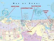 dubai city map