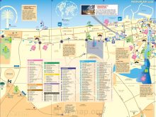 dubai top tourist attractions map