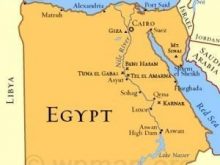 egypt country map