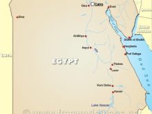 egypt map