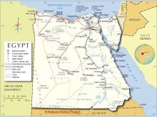 egypt map