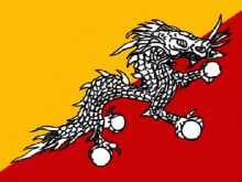 flagge bhutan