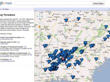 google tornado maps