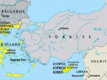 map of greece and turkey