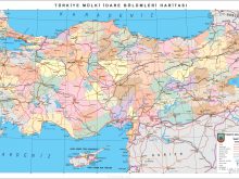 high resolution detailed administrativ and road map of turkey