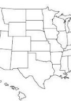 usa map blank