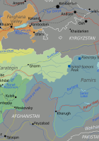 tajikistan map