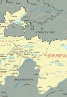 map of tajikistan