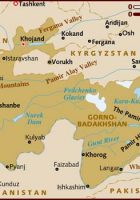 map of tajikistan
