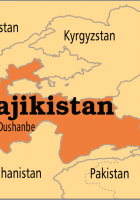 tajikistan map