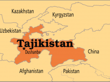 tajikistan map