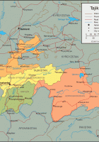 tajikistan map