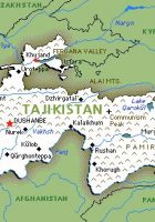 tajikistan map