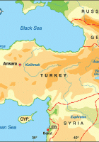 map of turkey