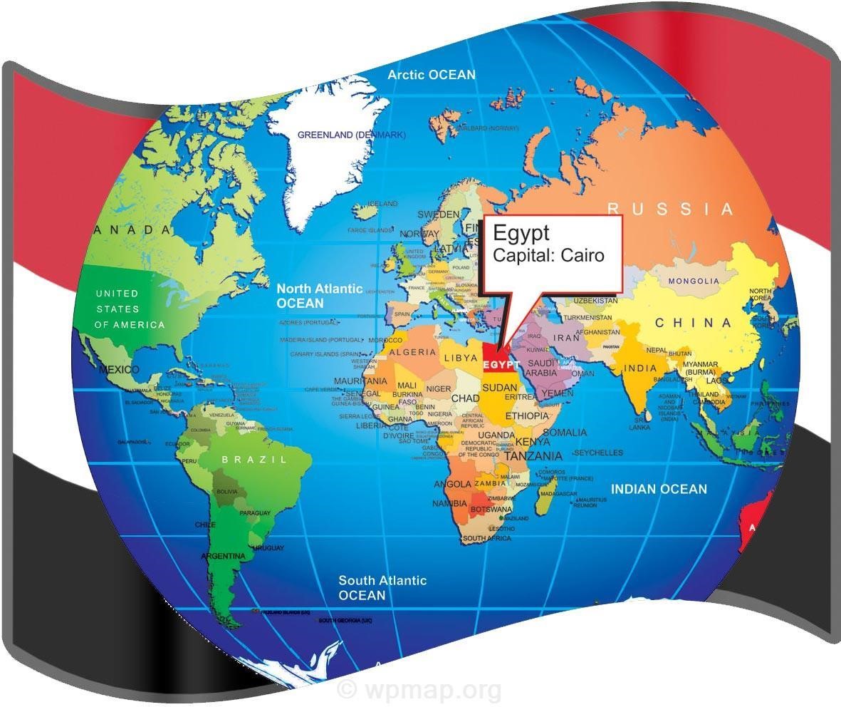where is egypt on world map where is egypt on world map