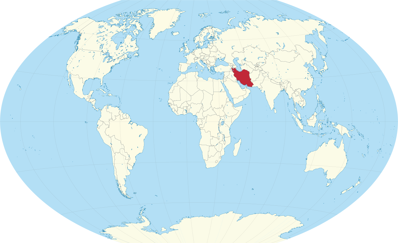 Iran In The World Map Pictures