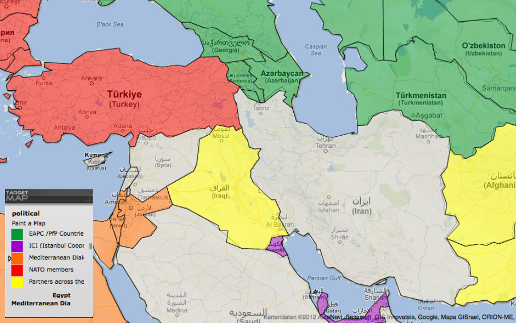 Map of iran