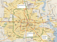 map of houston