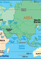 map of north korea